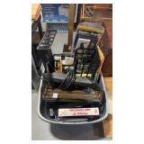 Tote of Office Supplies
