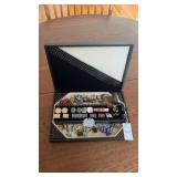 Tray of Menï¿½s Cufflinks, Pins, Money Clips and