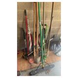Lot of Hand Tools and Broom