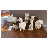 Lot of Animal Snow Babies