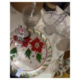 Misc Lot of Glasses, Plate, etc.