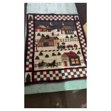 Holiday  Quilt 48 in x 60 in