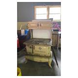 Antique Star Bridge Cast Iron Stove NEEDS PUT