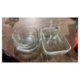 Lot of Glass Bowls and Baking