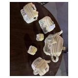 Vintage Decorative Teapot, etc. Set