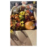 Fall decor box lot