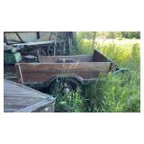 Wooden Metal Wagon No Plates