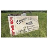 Farm For Sale James Leach Country Squire sign