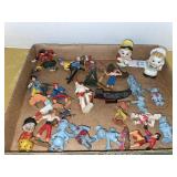 Vintage figurines- Mickey & variety tray lot