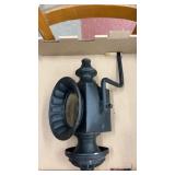 Vintage black carriage/buggy light