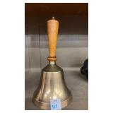 Brass School Bell 9 in