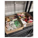 Lot of various Christmas ornaments