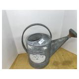 Vintage galvanized metal watering can- 16 inches