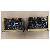 Red Clay Train Bookends