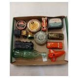 Lot of misc collectibles, tin toys etc