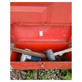 Toolbox with 24" Ridge pipe wrench. Air impact
