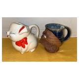 2 Folk Art Mugs