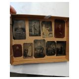 Lot of 9 tin type photographs