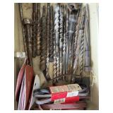 Lot of abrasive belts, etc