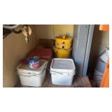 Lot of Roofing Nails and Storage Containers