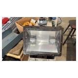 Mounting lamp with lock box