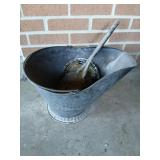 Coal hod and shovel