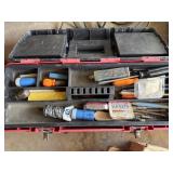 Tool box with tools