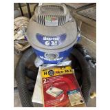 Shop vac with hoses and filters