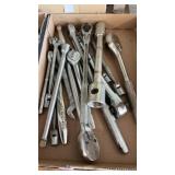 Lot of socket wrenches