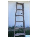 6 Ft Wooden Werner Ladder