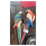 Plastic bird wall decor