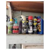 Lot of Bug Killer, Lubricant, Brushes, etc