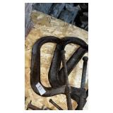 3 Large C-clamps