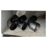 Lot of exhaust elbows