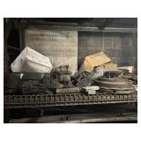 Shelf Lot of Metal Parts