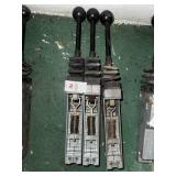 3 Quadrastat control levers