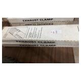 2 exhaust clamps