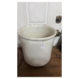 White flower pot