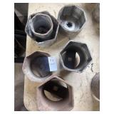 Lot of Industrial Wheel Locknut Sockets