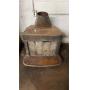 Antique cast iron franklin wood stove