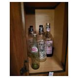 Lot of Vintage Liquor bottles