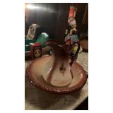 Floral Water Pitcher and Basin