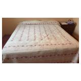 King Size Floral Quilt