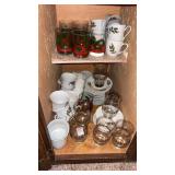 Glasses, Mugs and Dishes