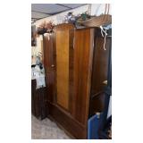 Vintage Wooden Wardrobe NO CONTENTS