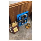 Assortment of Framed Religious Wall Decor and
