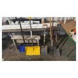 Lot of Metal and Snow Shovels