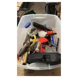 Tote of Assorted Tools