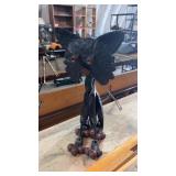 Metal Decorative Cat Statue