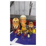 Set of 11 Nesting Dolls Russian Soviet Leaders